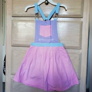 *WORN* DEADSTOCK Dolls Kill/Sugar Thrillz Pinafore Dress
